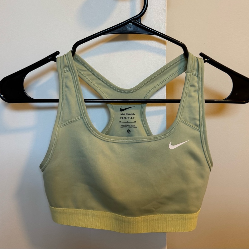 Nike Olive Sports Bra- Kid’s Size Medium. Fits as a Women’s XS